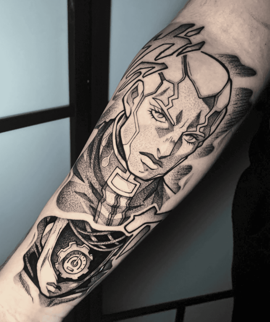 Enrico Pucci JoJo’s Bizarre Adventure Tattoo