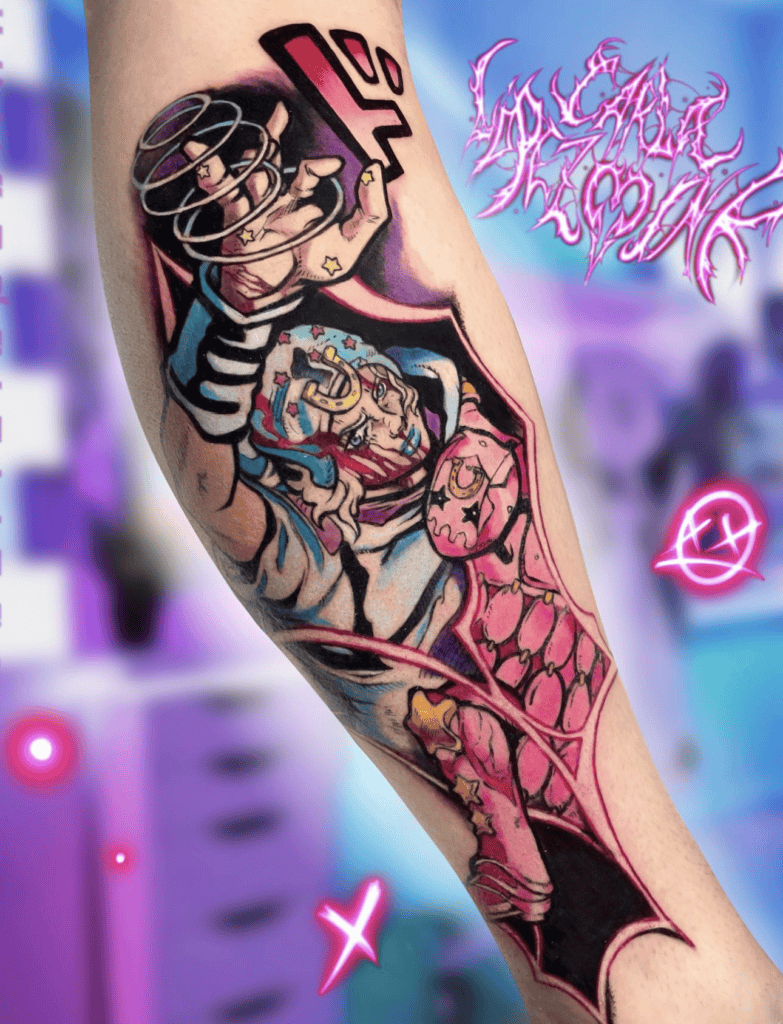 Johnny Joestar JoJo’s Bizarre Adventure Tattoo