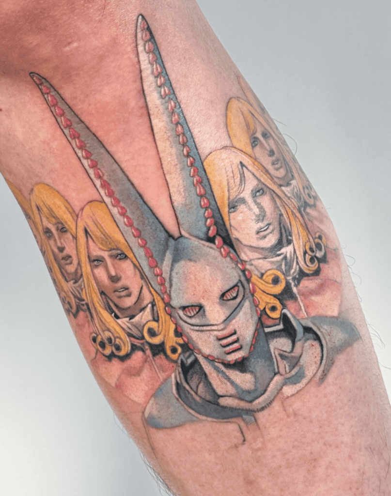 Dirty Deeds Done Dirt Cheap Valentine JoJo’s Bizarre Adventure Tattoo