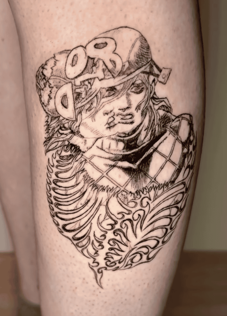 Diego Brando Death JoJo’s Bizarre Adventure Tattoo