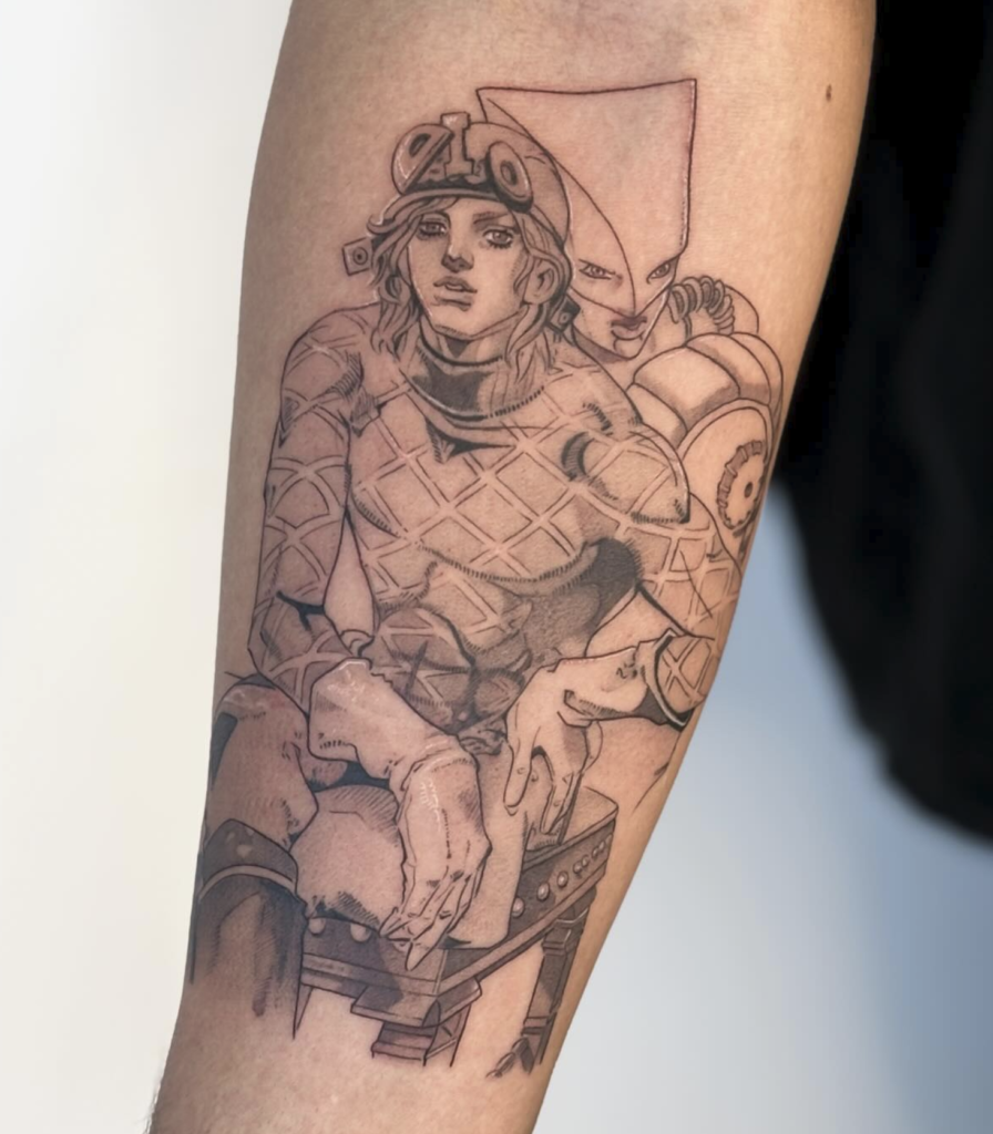 Diego Brando JoJo’s Bizarre Adventure Tattoo