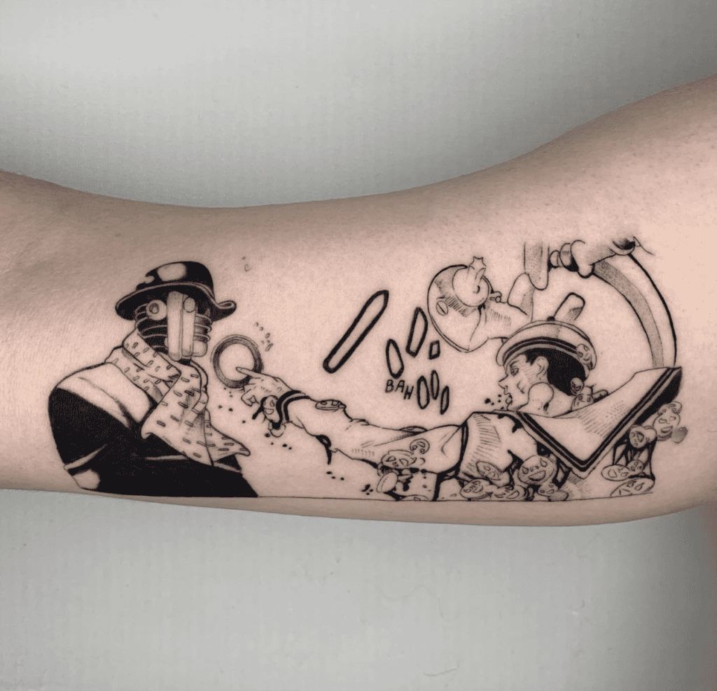 Josuke Higashikata Go Beyond JoJo’s Bizarre Adventure Tattoo