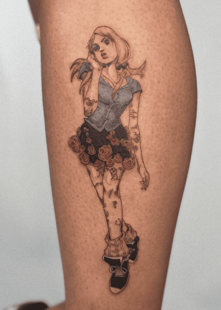Yasuho Hirose JoJo’s Bizarre Adventure Tattoo