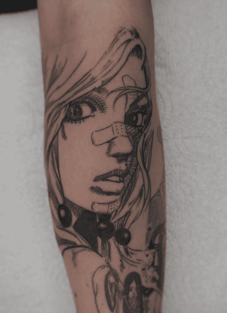 Yasuho Hirose Plaster JoJo’s Bizarre Adventure Tattoo