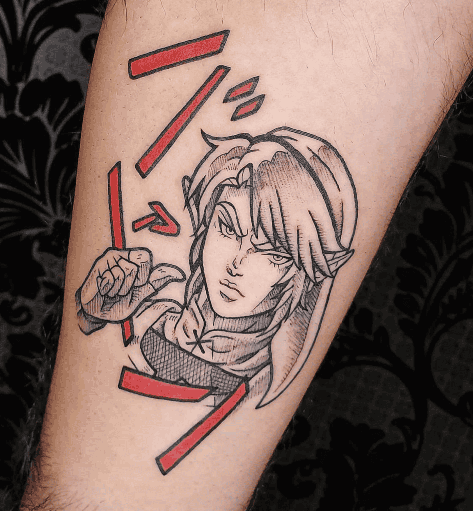 Zelda X JoJo’s Bizarre Adventure Tattoo