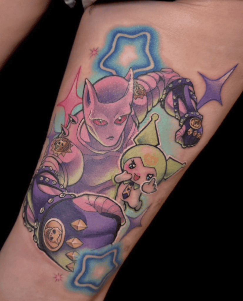 Sanrio X Killer Queen JoJo’s Bizarre Adventure Tattoo