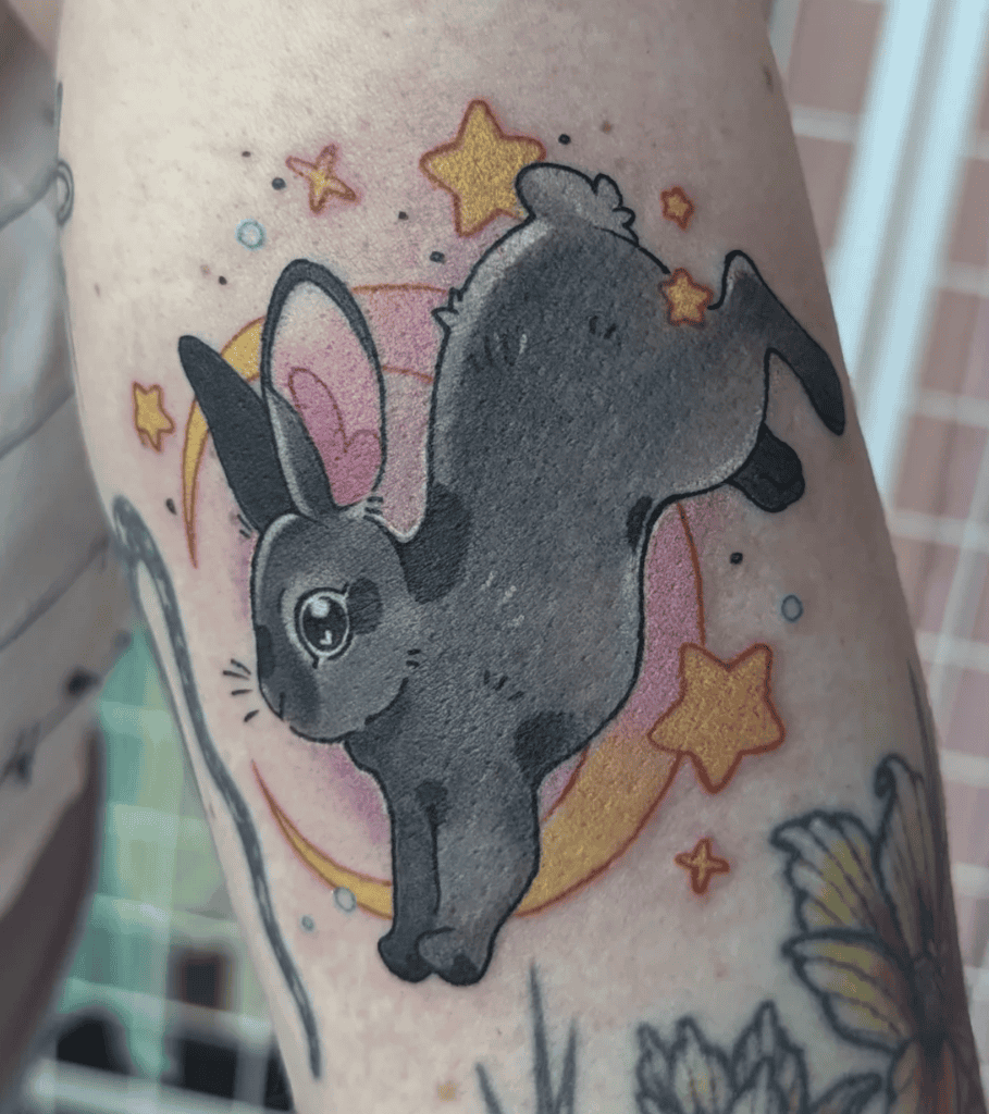 European Rabbit Tattoo