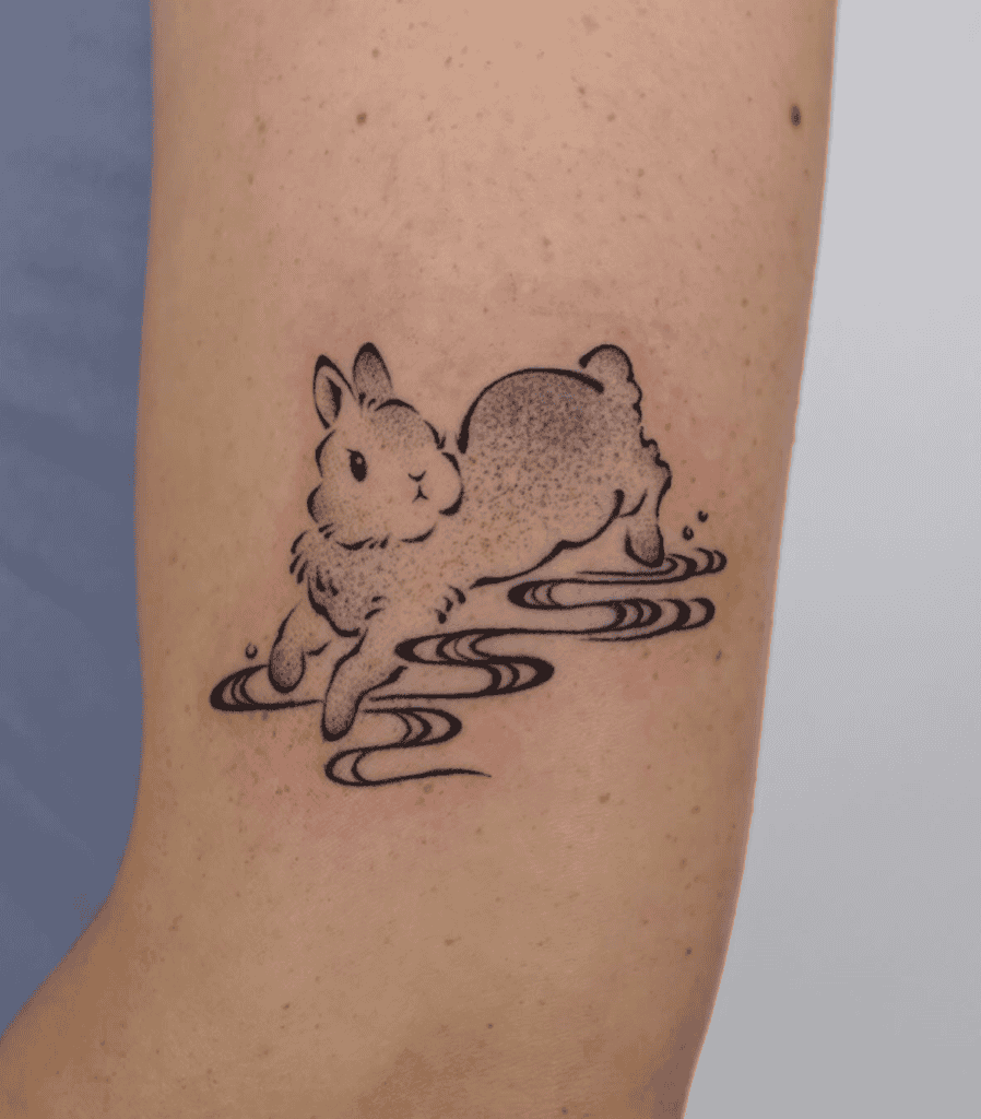 Marsh Rabbit Chinese Tattoo