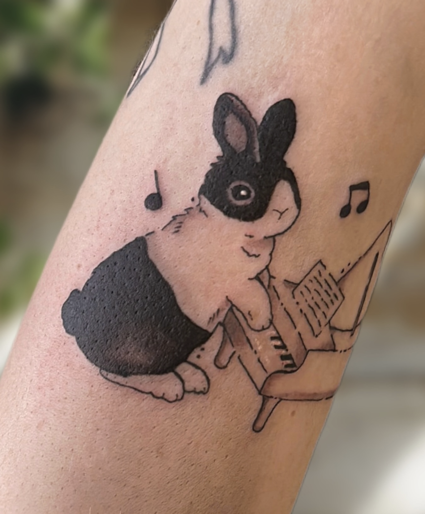 Dutch Rabbit Tattoo