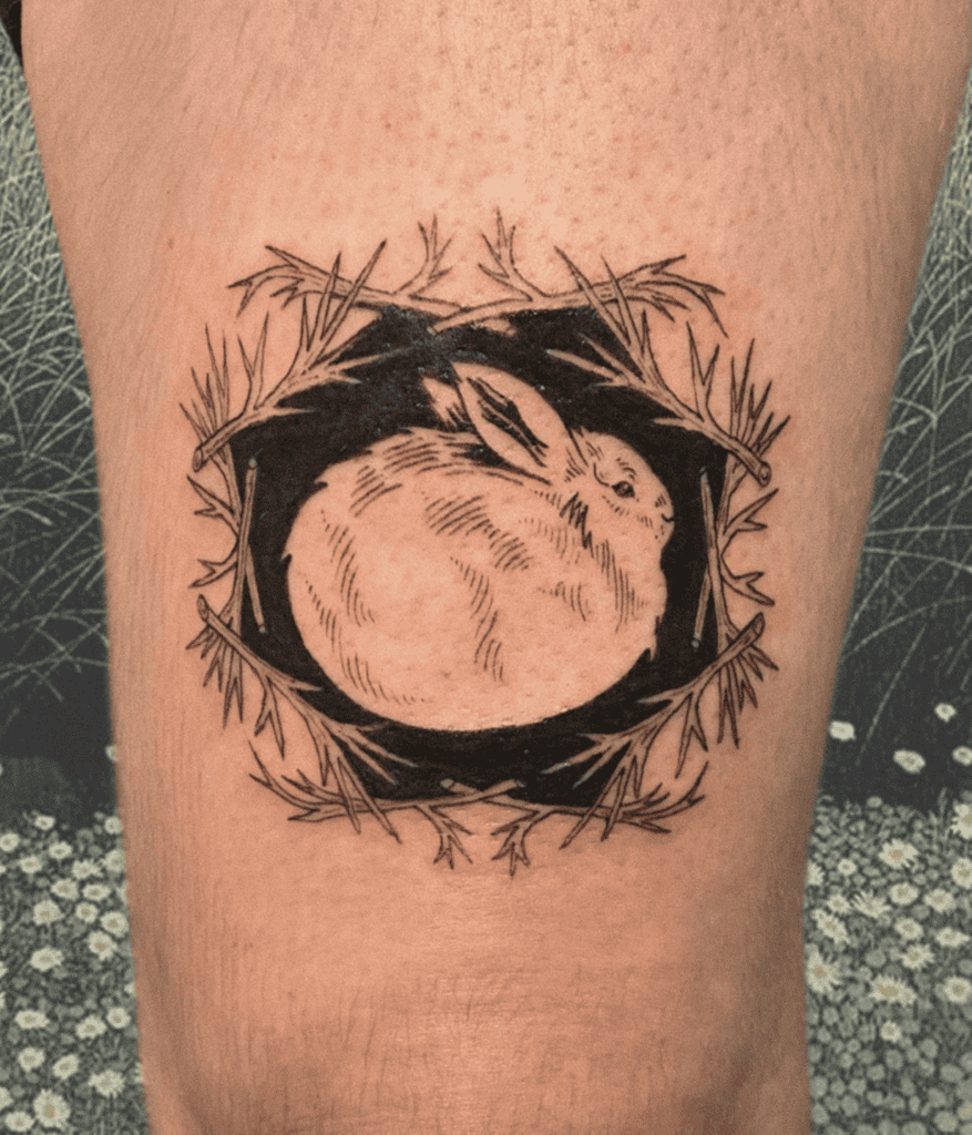 Snowshoe Hare Tattoo