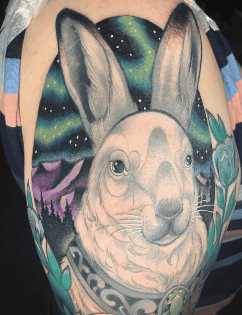 Arctic Hare Tattoo