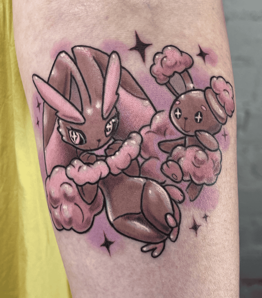 Pokémon Rabbit Tattoo