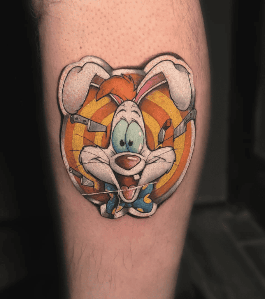 Roger Rabbit Knives Tattoo