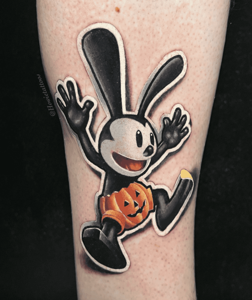 Oswald the Lucky Rabbit Tattoo