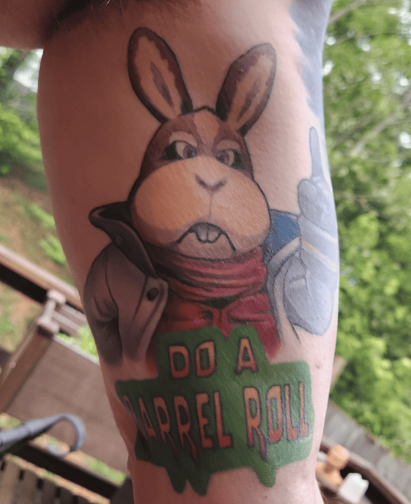 Peppy Hare Tattoo