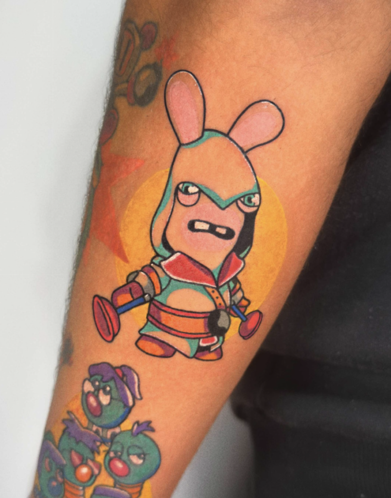 Rabbids Creed Rabbit Tattoo
