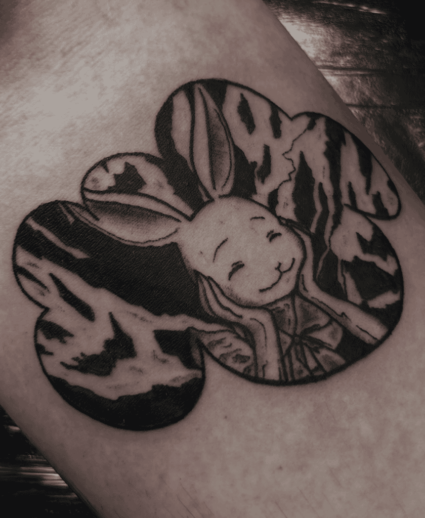 Haru Smile Rabbit Tattoo