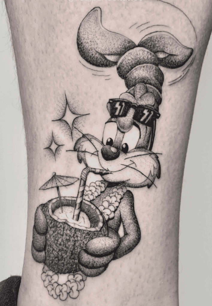 Nesquik Bunny Rabbit Tattoo