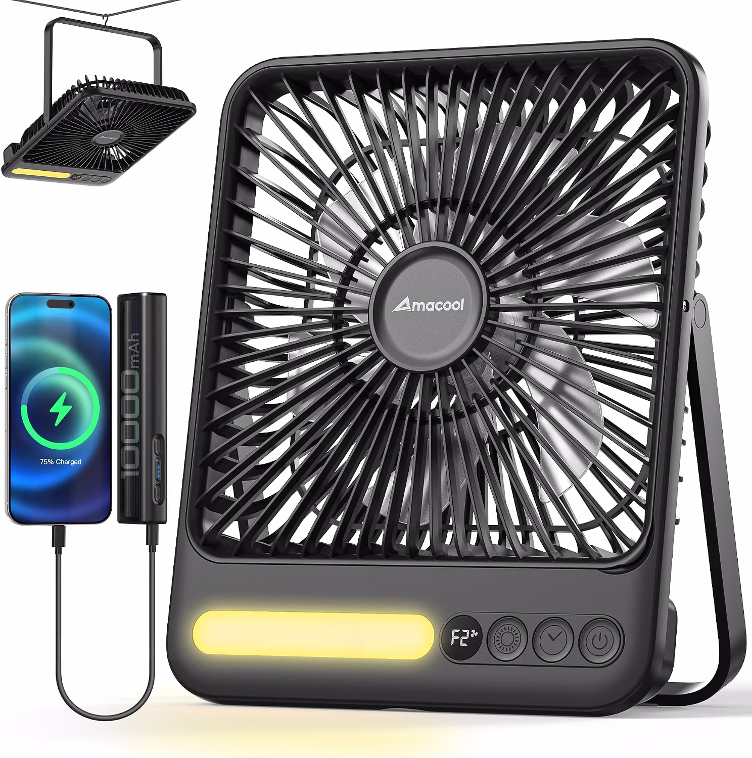 Portable Recharge fan