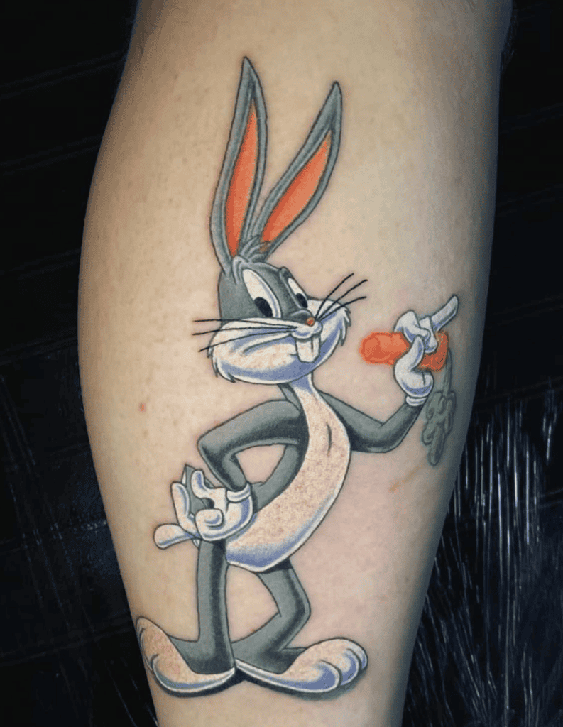 Bugs Bunny Eat Looney Tunes Tattoo