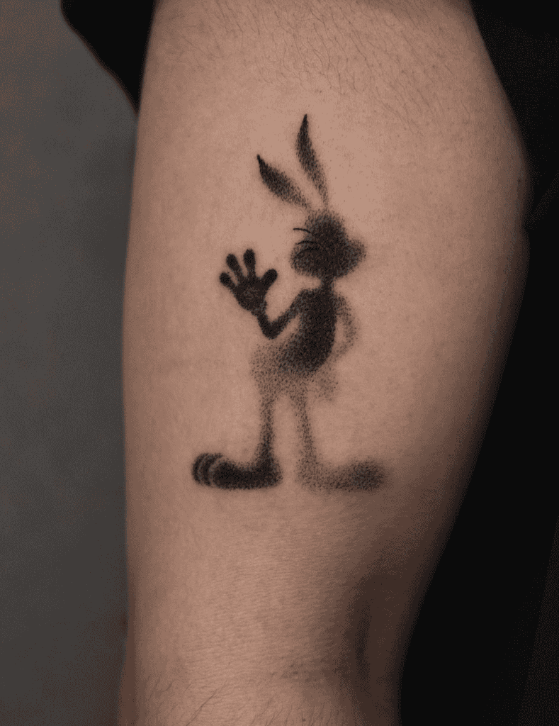 Bugs Bunny Silhouette Looney Tunes Tattoo