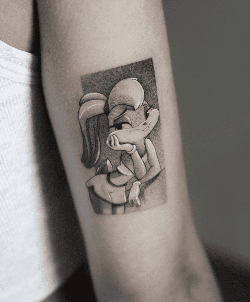 Lola Bunny Frame Looney Tunes Tattoo