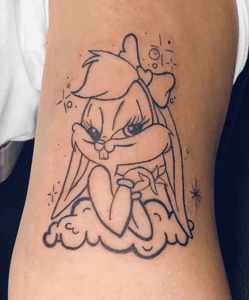 Lola Bunny Looney Tunes Tattoo