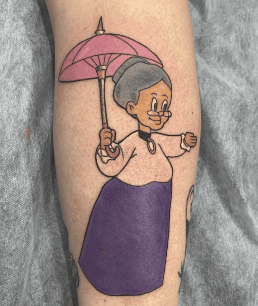 Granny Looney Tunes Tattoo