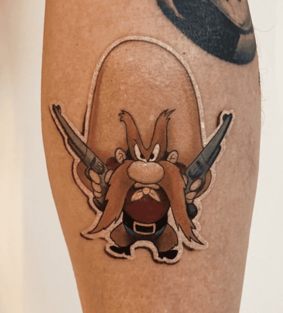 Yosemite Sam Sticker Looney Tunes Tattoo