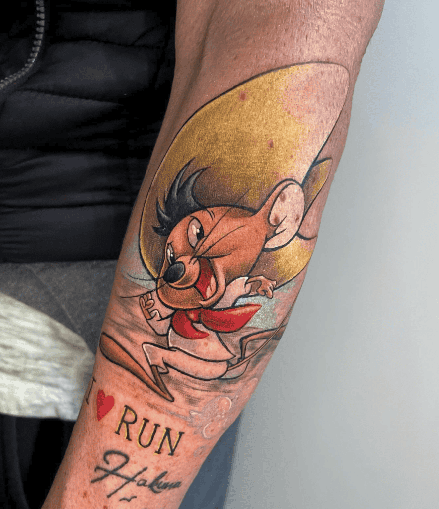 Speedy Gonzales Run Looney Tunes Tattoo