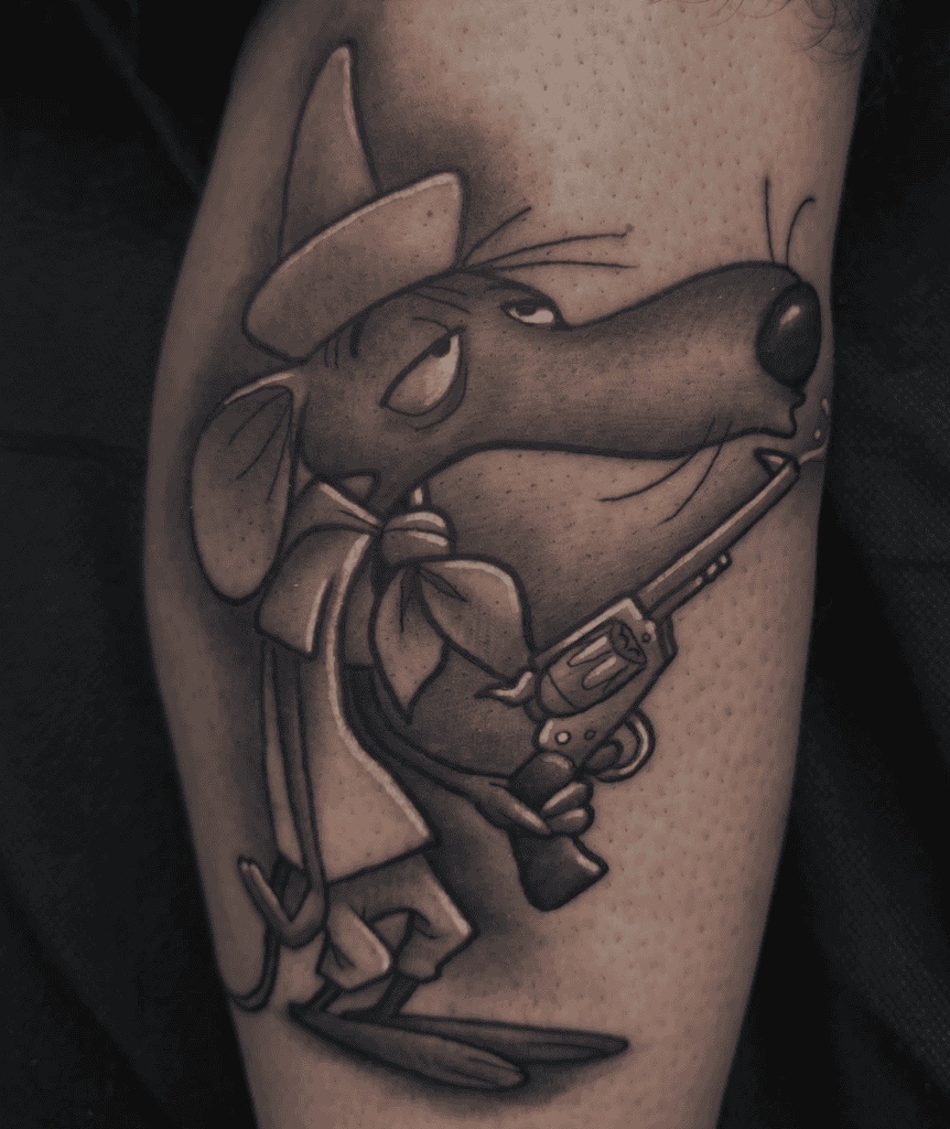 Slowpoke Rodriguez Looney Tunes Tattoo