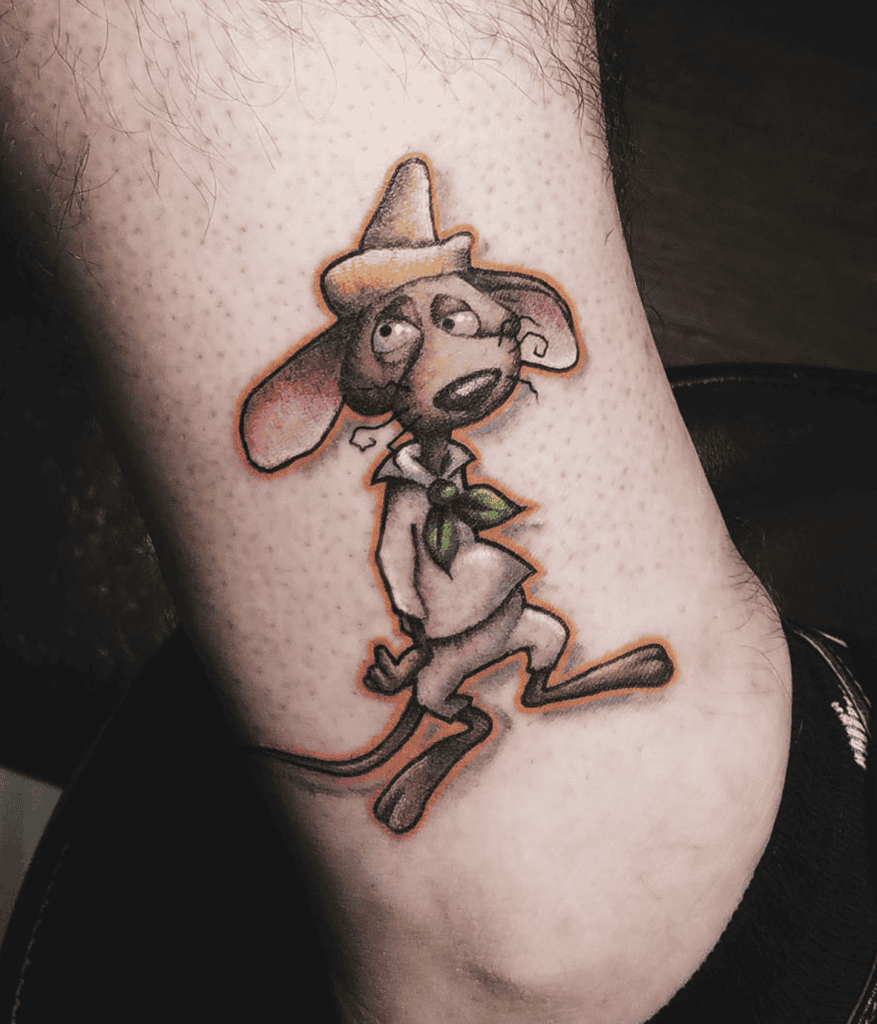 Slowpoke Rodriguez Pose Looney Tunes Tattoo