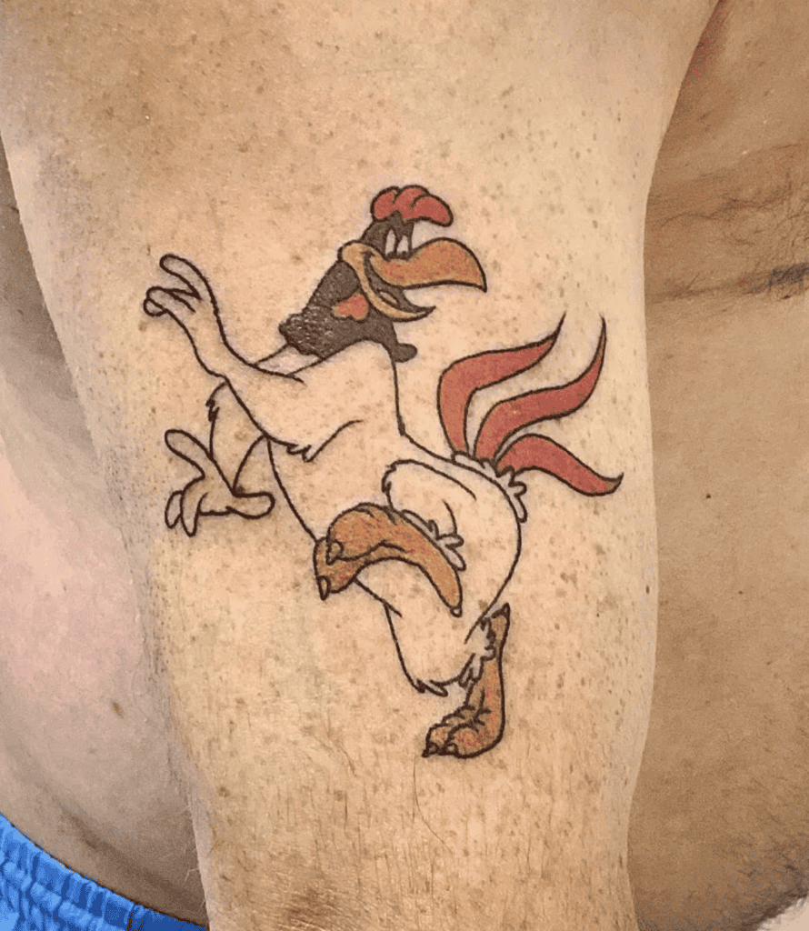 Foghorn Leghorn Run Looney Tunes Tattoo