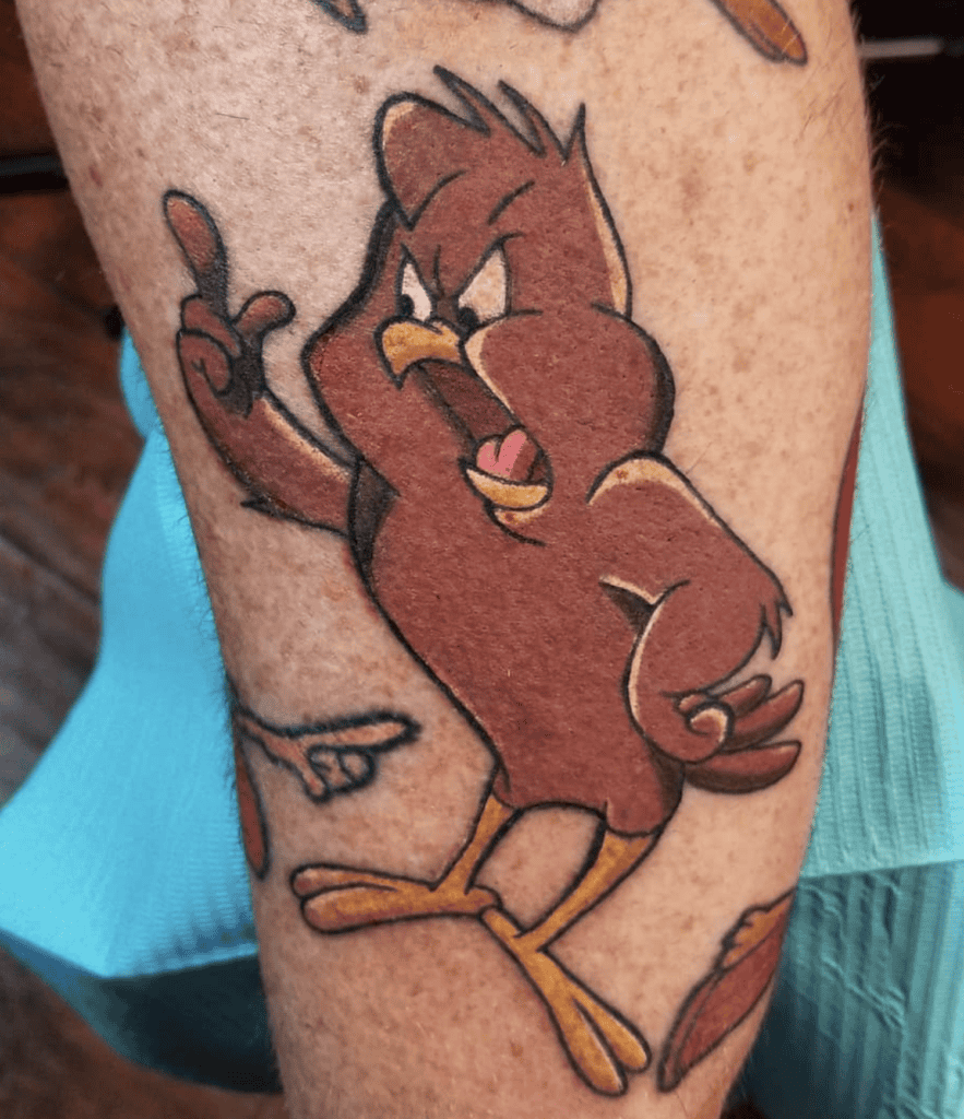 Henry Hawk Looney Tunes Tattoo