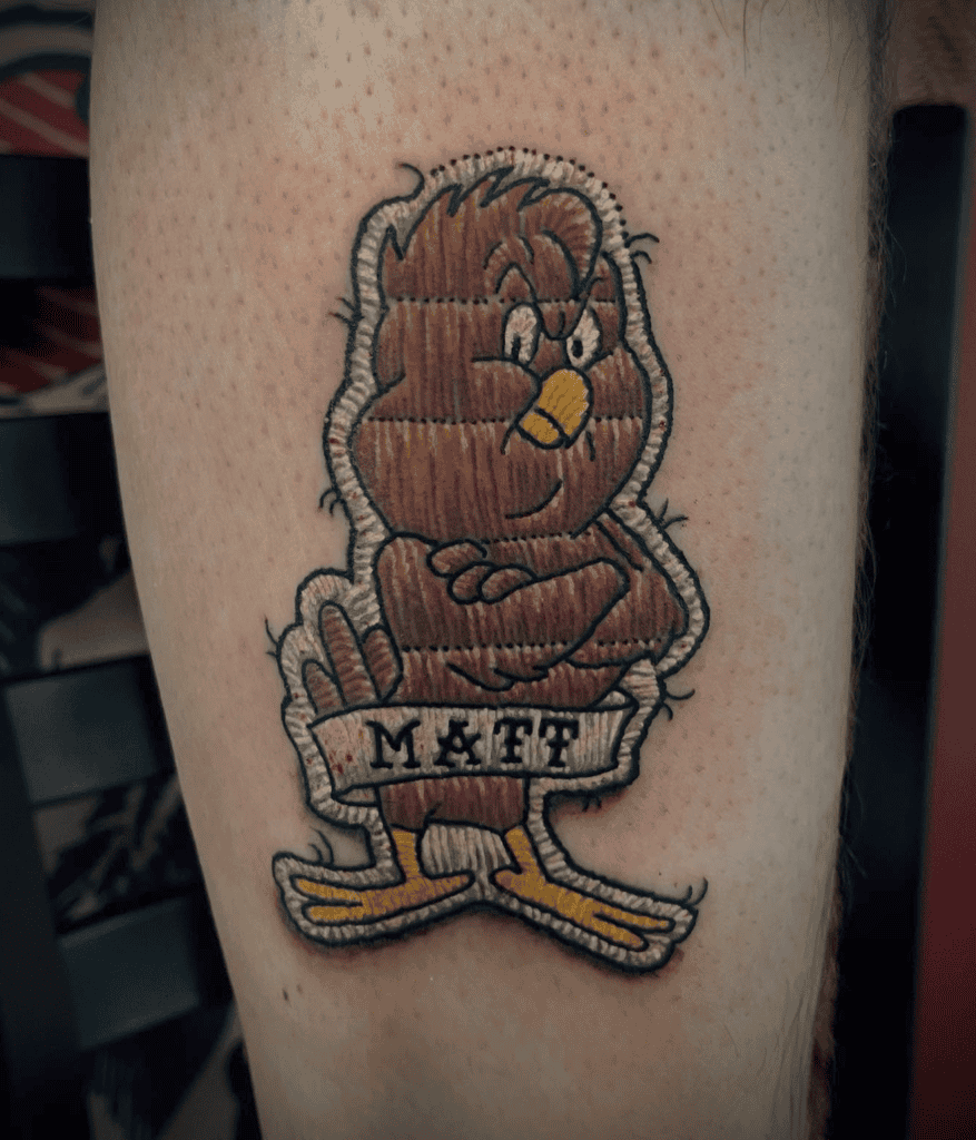 Henry Hawk Stitch Looney Tunes Tattoo