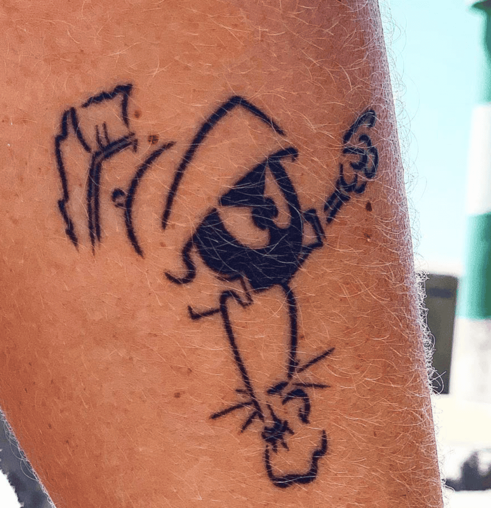 Marvin the Martian Looney Tunes Tattoo
