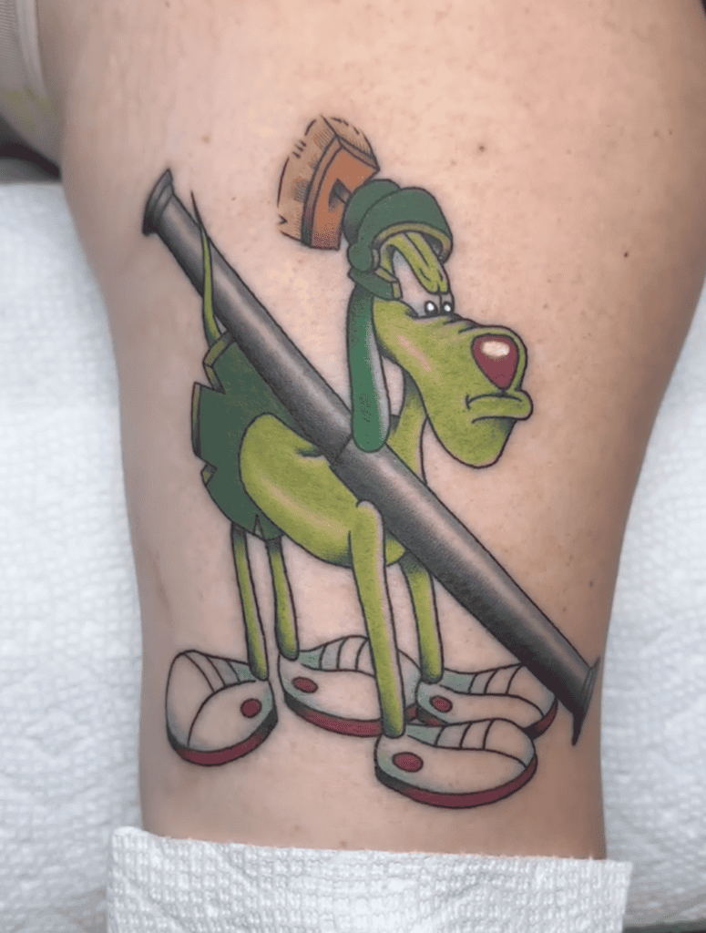 K-9 Looney Tunes Tattoo
