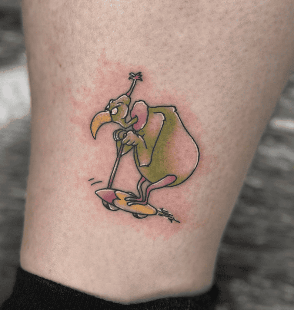 Instant Martian Ride Looney Tunes Tattoo