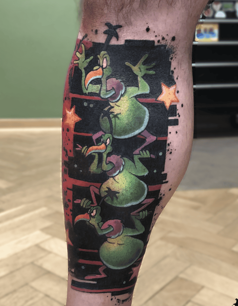 Instant Martians Looney Tunes Tattoo