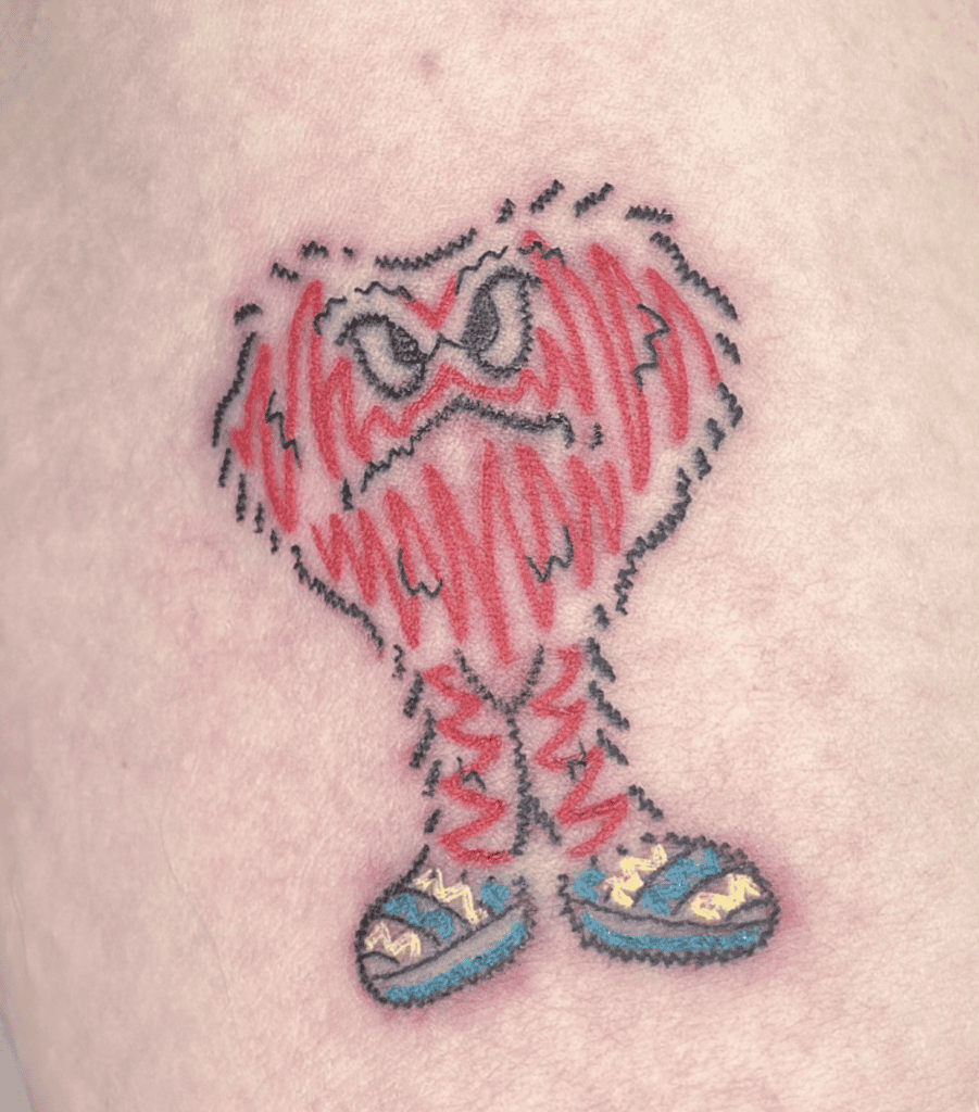Gossamer Sketch Looney Tunes Tattoo