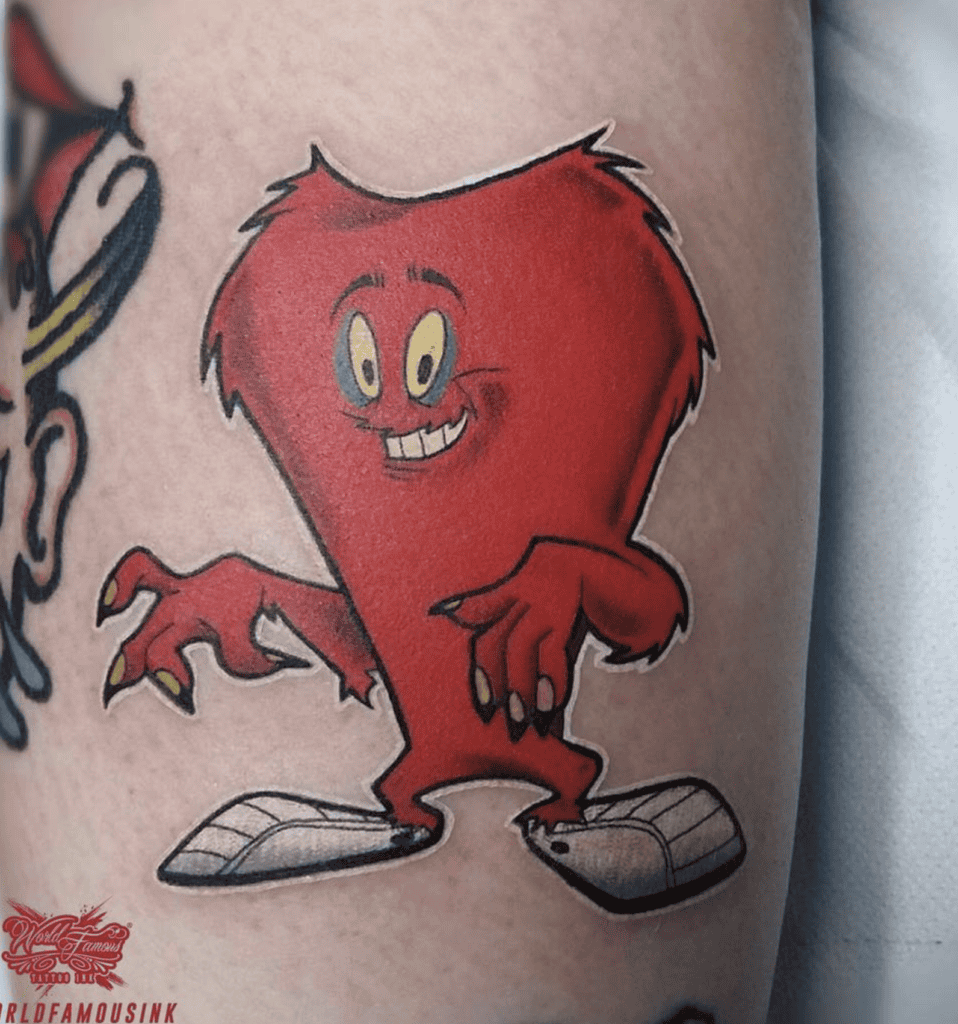 Gossamer Smile Looney Tunes Tattoo