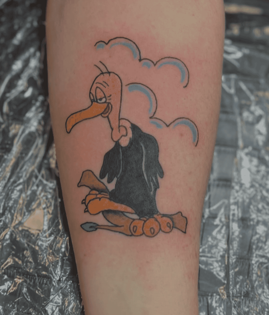 Beaky Buzzard Branch Looney Tunes Tattoo