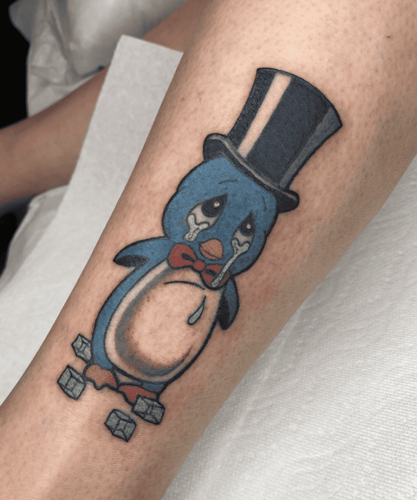 Playboy Penguin Looney Tunes Tattoo