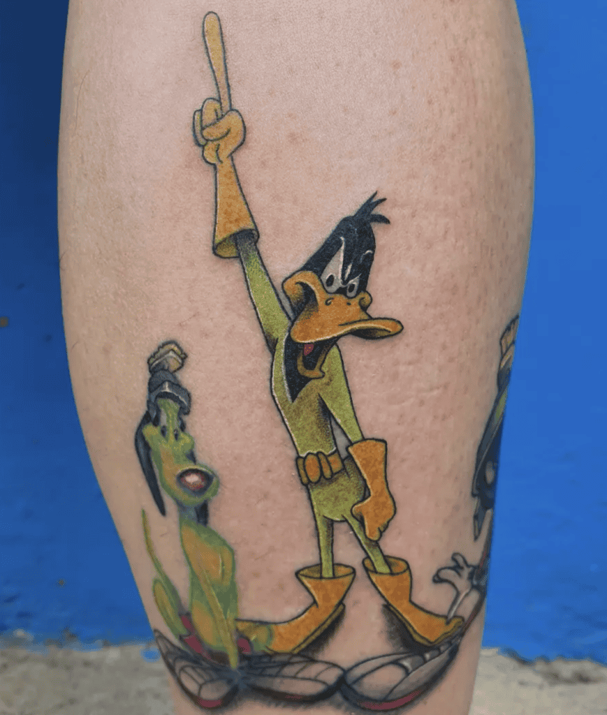 Duck Dodgers Looney Tunes Tattoo