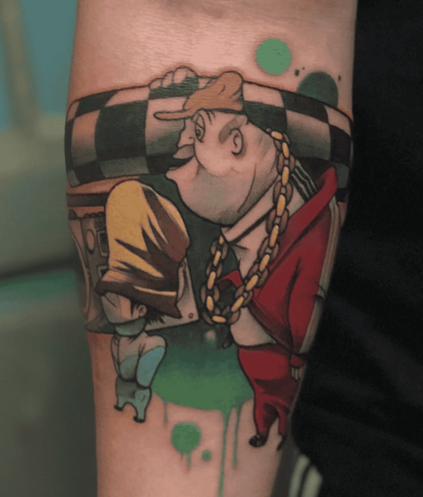 Mugsy Rocky Looney Tunes Tattoo