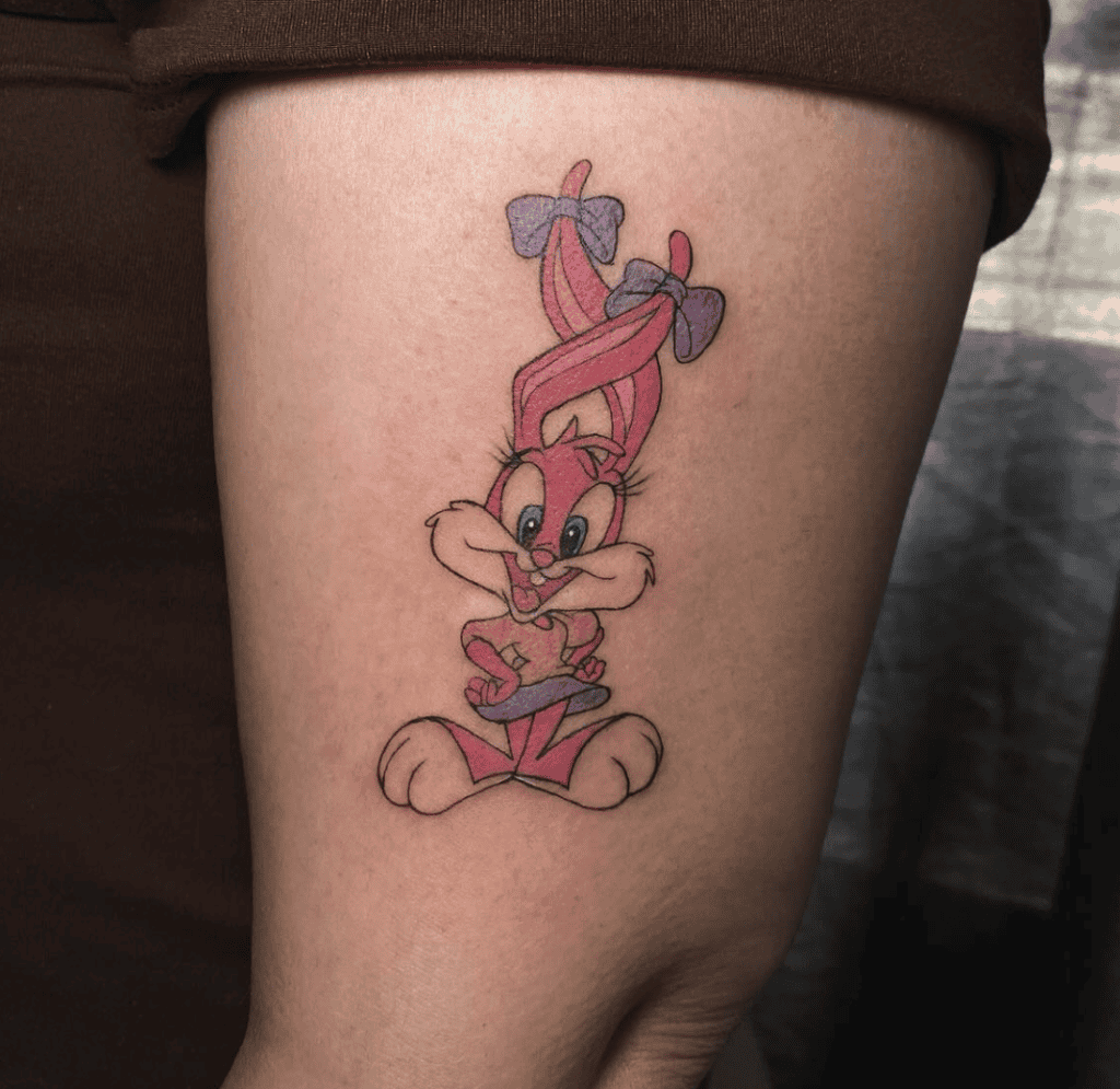 Babs Bunny Looney Tunes Tattoo
