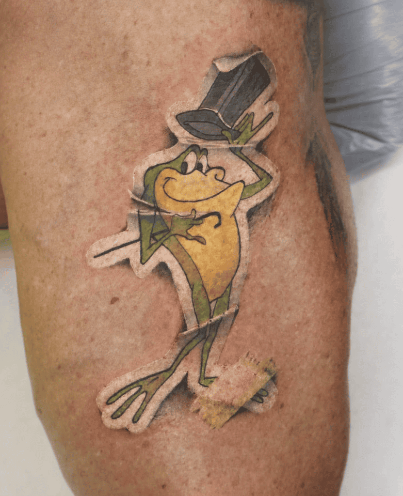 Michigan J. Frog Sticker Looney Tunes Tattoo