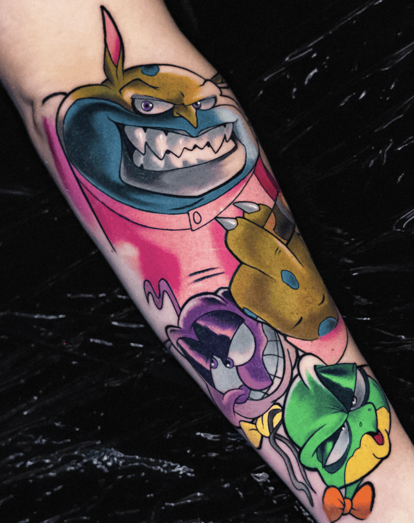 Monstars Looney Tunes Tattoo
