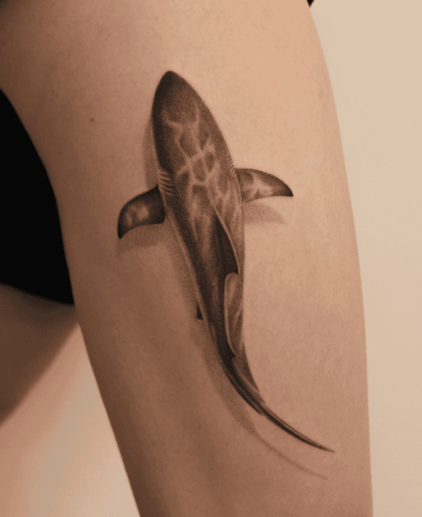 Great White Above Shark Tattoo