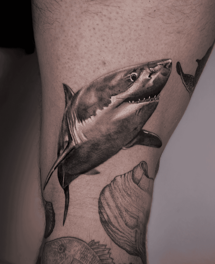 Great White Shark Tattoo